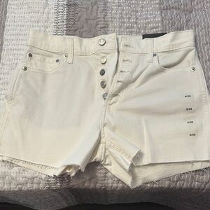 GAP Cream Jean Shorts for Women